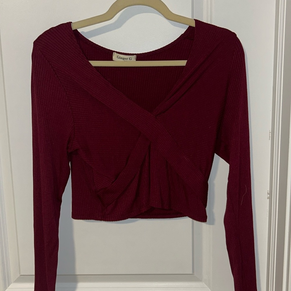 Ginger G Long Sleeved Crop Top